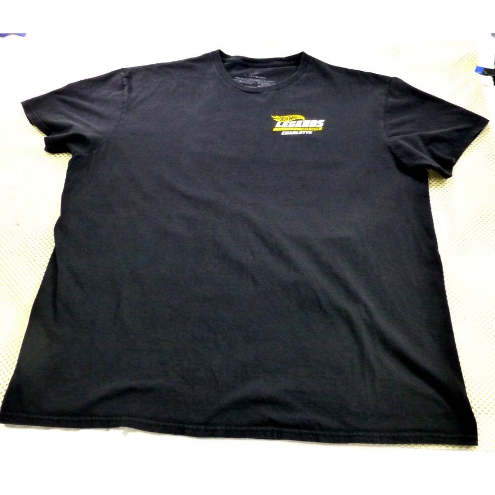 Hot Wheels Legends 2019 Tour T-Shirt Charlotte Black XL Car Enthusiast Tee - Picture 2 of 7
